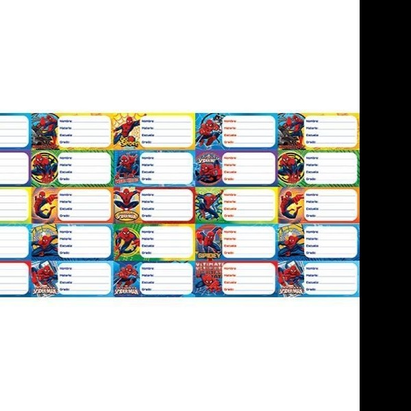 CALCOMANIA ESC. SPIDERMAN GRANMARK PAQ. C10H. E.100